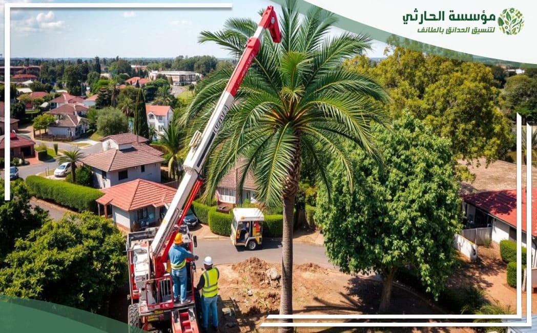 تكريب النخيل بالطائف